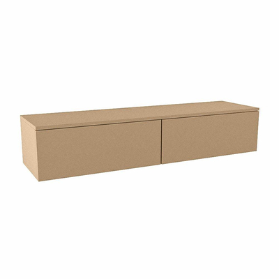 Mondiaz ALAN MODULE Wastafelonderkast - 150x41x30cm - 2 lades - push to open - Oro