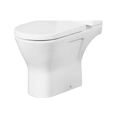 Nemo Spring Ergovita staand toilet 665 x 450 x 360 mm wit porselein verhoogd zonder spoelrand met uitgang H 185 cm wczitting en jachtbak niet inbegrepen
