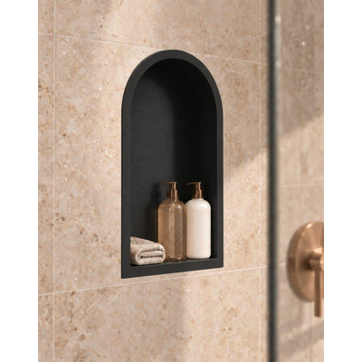 Fortifura Galeria Inbouwnis - 47.8x32.8x10cm - toog - mat zwart