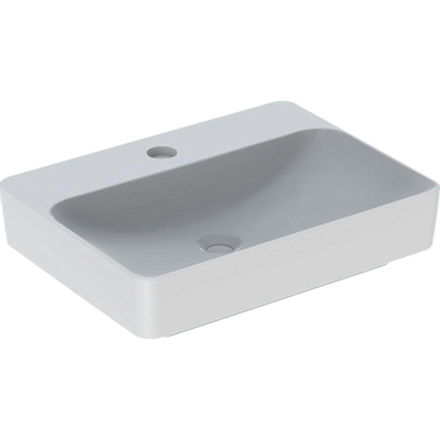 Geberit VARIFORM opzetwastafel - 60x45cm - met 1 kraangat - zonder overloop - wit
