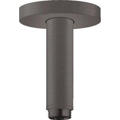 Hansgrohe Plafondbevestiging S - 100 mm - hoogglans zwart chroom