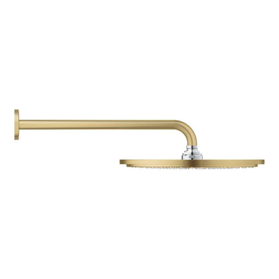 Grohe Rainshower Cosmopolitan 310 Douche Principale - 31cm - 1 type de jet - bras mural 38cm - brosse cool sunrise
