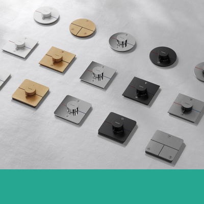 Hansgrohe ShowerSelect Comfort E Mitigeur thermostatique - encastré - noir mat