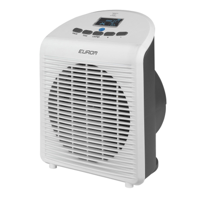 Eurom safe-t chauffe-ventilateur 2000 lcd chauffe-ventilateur 2000watt blanc