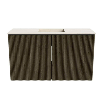 Mondiaz JOYA-DLUX 70cm toiletmeubel - kleur Shadow - Wastafel FAYE positie Midden 1 kraangat kleur Meli.