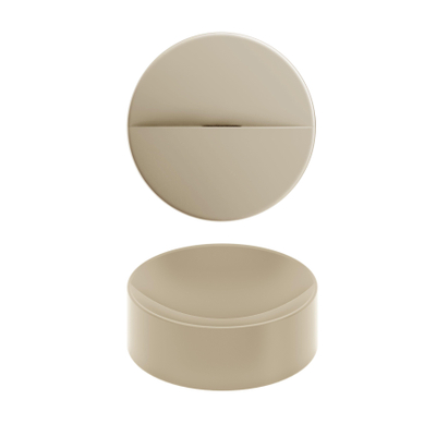 Clou Vale vasque 22cm céramique ronde sans plage de robinetterie mat moutarde