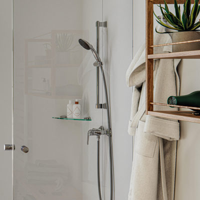 Grohe Swift QuickFix Douchemengkraan - HOH=15cm - zonder omstel - met koppelingen - chroom
