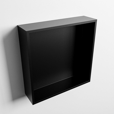Mondiaz Easy nis 29.5x29.5x8cm - inbouw/opbouw - 1 open vak - Solid surface - Urban