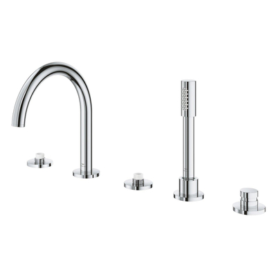 Grohe Atrio private collection badrandmengkraan - opbouw - chroom