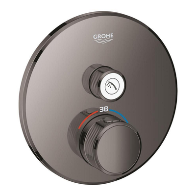 Grohe Grohtherm SmartControl Inbouw Douchekraan - thermostatisch - hard graphite (antraciet)