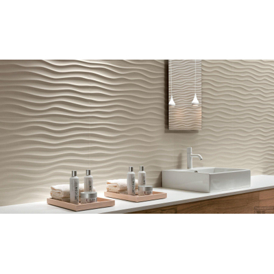 Atlas Concorde 3D Wall Design Vloer- en wandtegel - 80x40cm - 10mm - gerectificeerd - Dune Sand (Taupe)