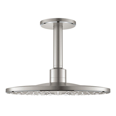 GROHE Rainshower SmartActive 310 Tête de douche - 31cm - 2 jets - bras de plafond 14,2cm - supersteel