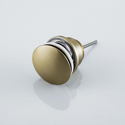 Fortifura Calvi Afvoerplug - klikwaste - Geborsteld Messing PVD (Goud) SHOWROOMMODEL