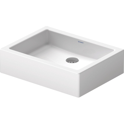 Duravit Vero Opzetwastafel - 50x38cm - zonder kraangat - zonder overloop - glans wit