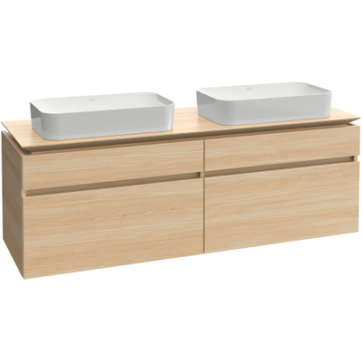 Villeroy & Boch finion opzetwastafel - 60x35cm - zonder kraangat - zonder overloop CeramicPlus - White Alpine (glans wit)