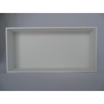 Crosstone by arcqua Solid Alcove niche encastrable 60x30x10cm solid surface blanc mat