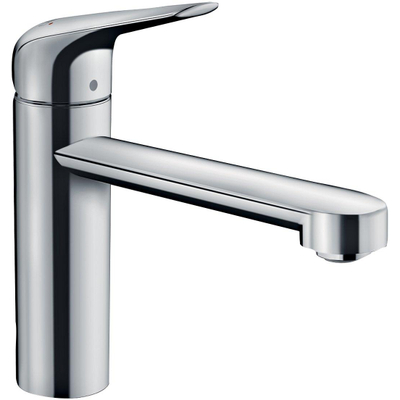 Hansgrohe M42 M425-H120 Robinet de cuisine 1 trou pour chauffe-eau ouverts avec bec pivotant 360° chrome