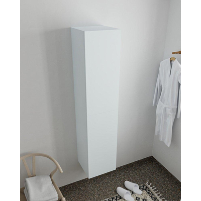 MONDIAZ BEAM Armoire colonne - 160cm - 2 portes - Clay