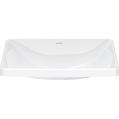 Duravit D-Neo inbouwwastafel 60x44x14.5cm zonder kraangat rechthoek Keramiek Wit