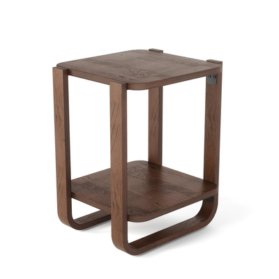 Umbra Bellwood bijzetmeubel 42x38x53cm Multiplex Gerijpt walnoothout SHOROOMMODEL