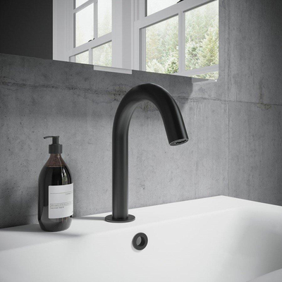 Crosswater mpro robinet de lavabo - avec capteur - noir mat