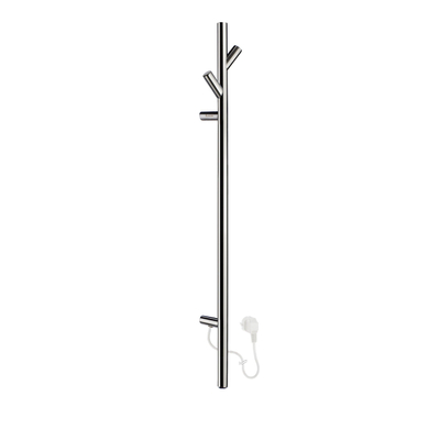 Smedbo Dry Handdoekradiator - 10.7x90x8cm - ophangen - RVS Gepolijst Edelstaal OUTLETSTORE