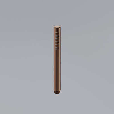 Fortifura Calvi Badkraan set - uitloop - 22cm inkortbaar - slang - staafhanddouche - met inbouwdeel - wandhouder - geborsteld koper