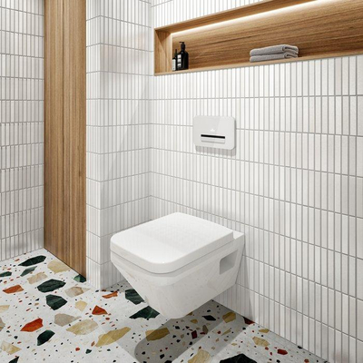Villeroy & Boch Architectura Wandcloset Pack - 53cm - spoelrandloos Twistflush CeramicPlus - glans wit