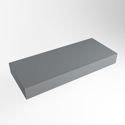 Mondiaz TOP 23 Vrijhangend Topblad - 100x23.5x12cm - geschikt voor waskom - Solid surface - Plata