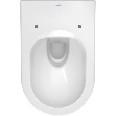 Duravit me by starck placard mural 57cm sans chasse d'eau profonde avec siège de toilette blanc blanc mat