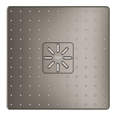 Grohe Rainshower SmartActive 310 Cube Hoofddouche - 31x 31cm - 2 straalsoorten - wandarm 43cm - brushed hard graphite (antraciet)