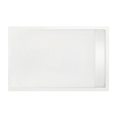 Xenz Easy Tray douchevloer - 140x100x5cm - acryl - zonder gootcover - wit
