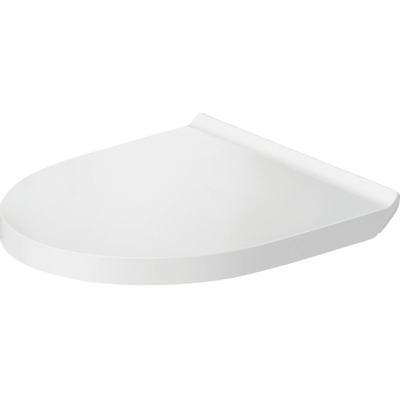 Duravit No.1 DuraStyle Basic WC-zitting - 33.1x38.5x4.2cm - met softclose - kunststof - wit glanzend