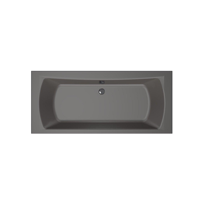 Xenz Robijn Baignoire duo - 180x80x48 - bonde Centrale - acrylique - anthracite