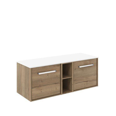 Crosswater Infinity Plan vasque - 121x45cm - blanc polaire