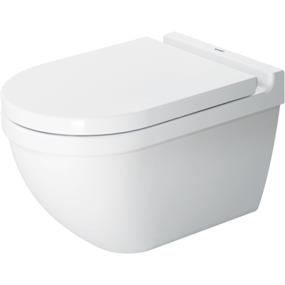 Duravit Philippe Starck 3 WC suspendu à fond creux et fixation cachée Blanc