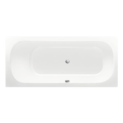 Xenz Aruba Ligbad - 190x80x48 - afvoer Midden - acryl - wit