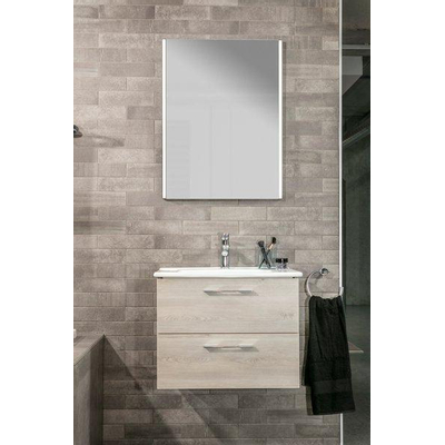 Plieger Lina Nero spiegel – 80x65 cm – LED-verlichting – Zwart
