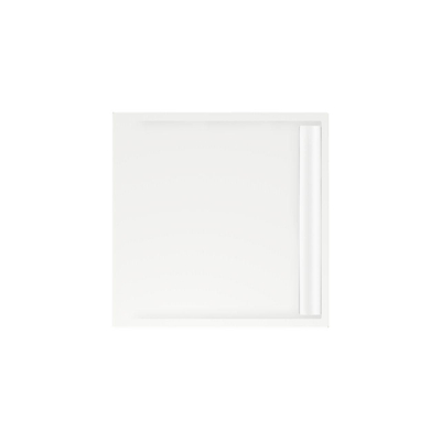 Xenz Easy Tray douchevloer - 100x100x5cm - acryl - zonder gootcover - wit
