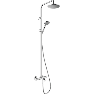 Hansgrohe Vernis Blend Showerpipe - 200 - 1jet - met bad - thermostaat - hoogglans chroom