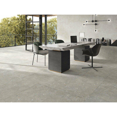 Stn ceramica glamstone carreau de sol et de mur 59.5x120cm 10mm rectifié gris