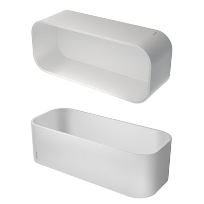 Geesa Frame Panier de douche / étagère 25cm Blanc
