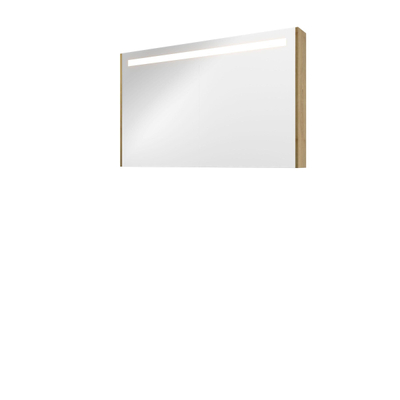 Proline Spiegelkast Premium met geintegreerde LED verlichting, 2 deuren 120x14x74cm Ideal oak