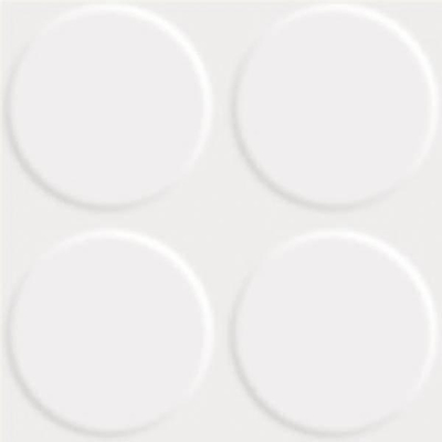 Ceralto Metallo Forge Bande décorative - 9.7x9.7cm - 7.8mm - Blanc