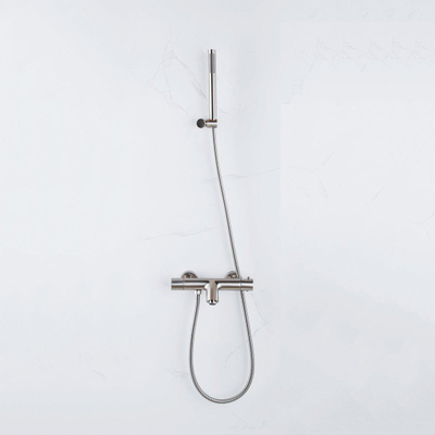 Fortifura Calvi Flexible de douche métal 150cm Acier brossé