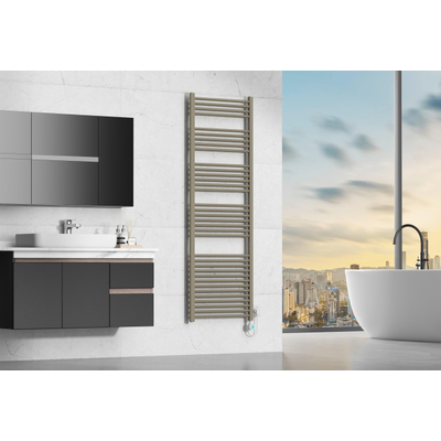 Rosani Avant radiateur électrique - 180x60cm - 900 watts - taupe