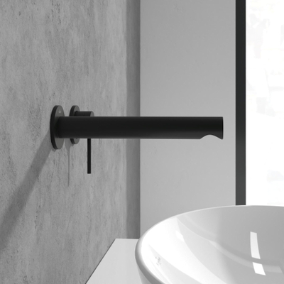 Villeroy & Boch Loop & Friends ensemble de robinet à une poignée - noir mat