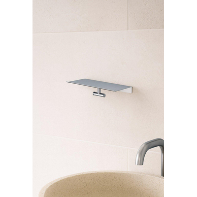 Hotbath &MORE Dubbele Handdoekhaak - voor planchet serie - RVS 316