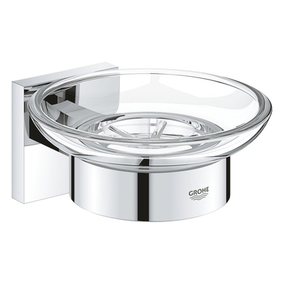 Grohe Start Cube Zeepschaal - met houder - wandmontage - chroom