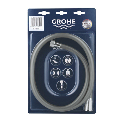 GROHE Rotaflex Flexible de douche 1/2x150cm raccord Twistfree Chrome